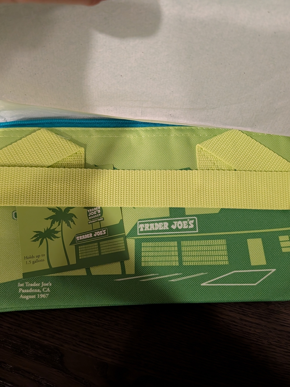Trader Joe's Green Reusable Tote Bag
